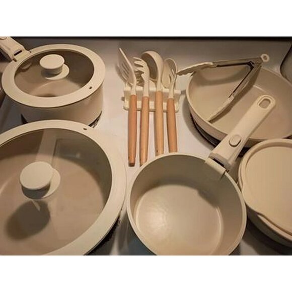 Astercook 22 Piece Pots and Pans Set Non Stick, Cookware Set with Detachable - Picture 1 of 8